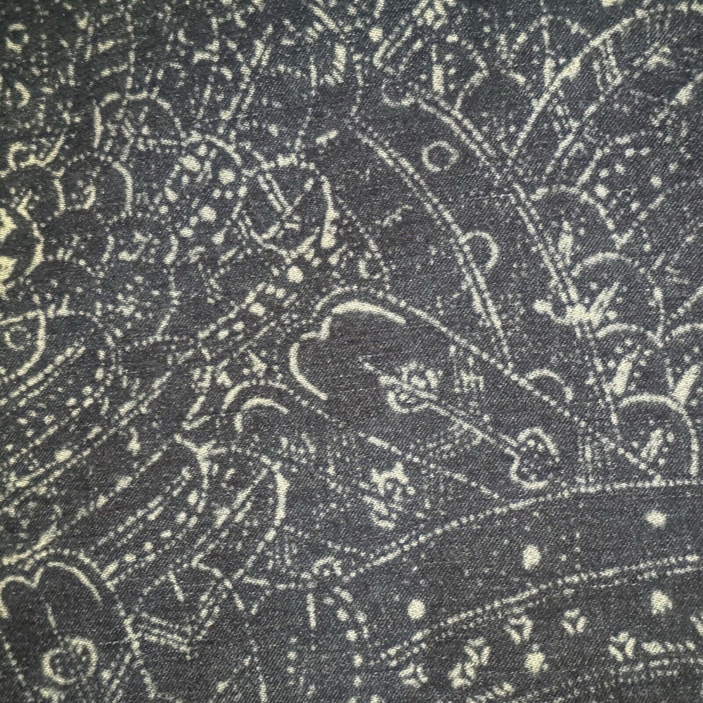 INC Womens Laser Printed Mid Rise Flare Leg Jeans Size:6/28 - Picture 7 of 15